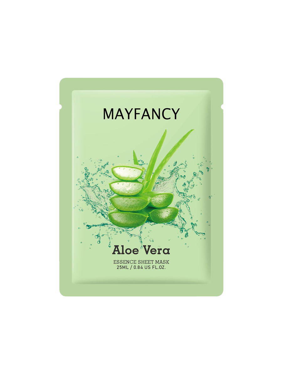 MAYFANCY Natural Beauty Flavors hydratačná pleťová maska ​​s aloe vera